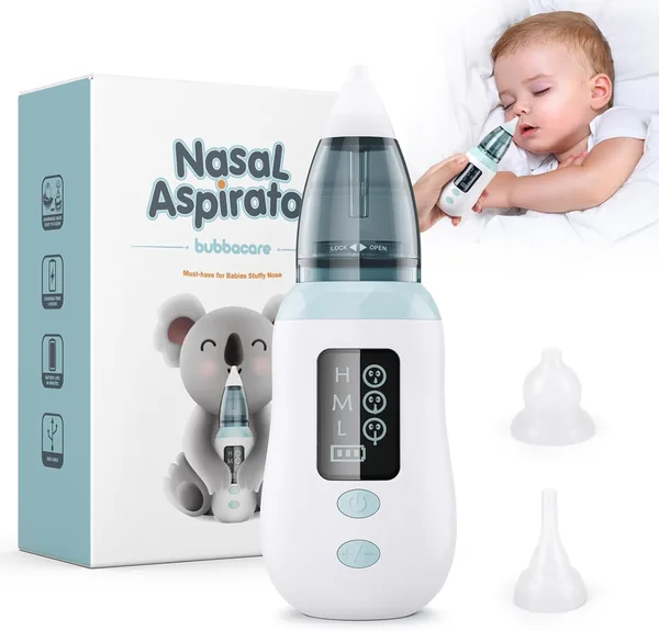 Elektrischer Nasensauger für Babys - 4 Größen, wiederverwendbar - 5% Rabatt