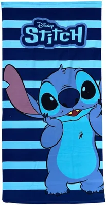 CARTOON Beach Handdukar för barn Stitch 70x140cm Microfiber Handdukar 100% Polyester snabbt törrande strandhanddukar Pool Blå/Disney-Lyblå Gi