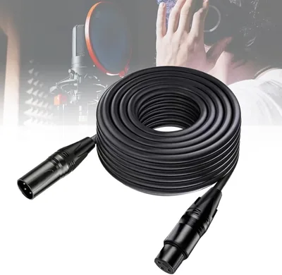 Paquete de cables XLR - Cable de micrófono, mezclador de audio DMX