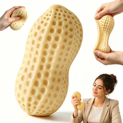 Cacahuète Squishy, Jouet Anti-Stress Mignon, Meilleure Offre