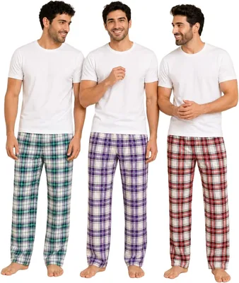 Fabienne Men's 100% Cotton Sleepwear Lounge Pants Best Deal