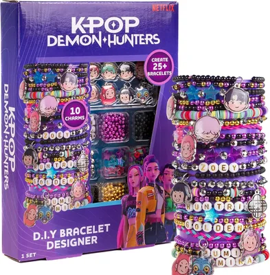 Kpop Demon Hunters Jewelry Making Kit by Horizon Group USA