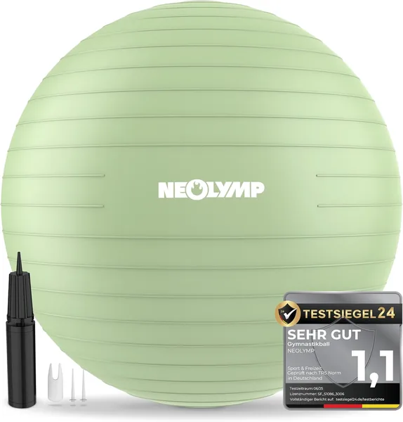 NEOLYMP Gymnastikball - Sitzball B ro ergonomisch in 3 Gr