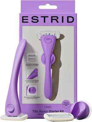 Estrid Starter Kit - Steel Razor + Refills Best Deal