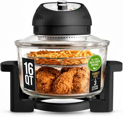 Granitestone 16 Qt Glass Air Fryer - 52% Off