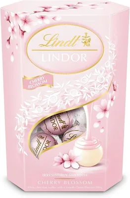 Lindt Lindor Cherry Blossom White Chocolate Truffles 200g