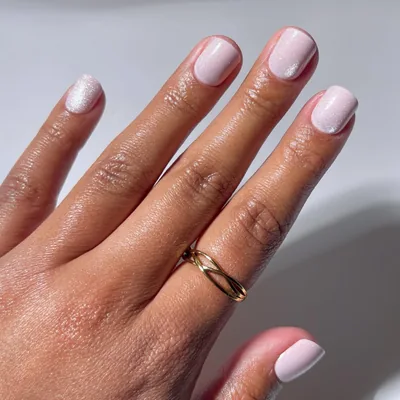 Glamnetic Velvet Pink Shimmer Press On Nails Best Deal