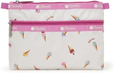 Lesportsac COSMETIC CLUTCH 7105 Sweet Festival Accesory Pouch Deal