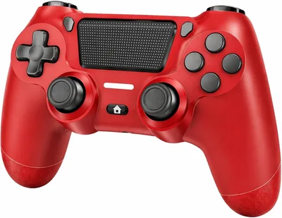 Manette sans fil BJXOZ pour PS4, Manette de jeu avec port USB-C | Vibrations duales, capteur 6-axis, touchpad et écouteur 1/8"