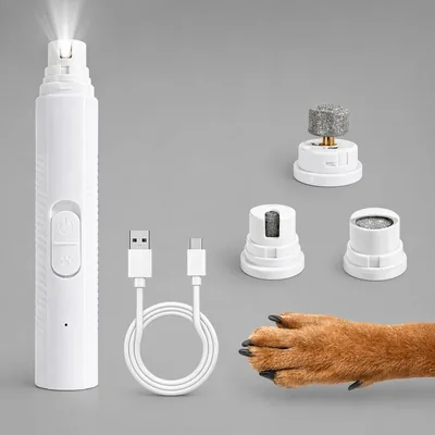पेट नाइल ग्रिंडर LED लाइट के साथ रक्त रेखा डिटेक्शन, USB रिचार्जेबल, सुरक्षित पॉ वेयर टूल कुत्तों और बिल्लियों के लिए (नाइल ग्रिंडर)