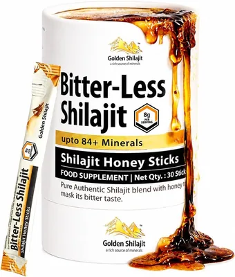 Shilajit w postaci saszetek z miodem i szafranem 240 g | Najlepsza cena