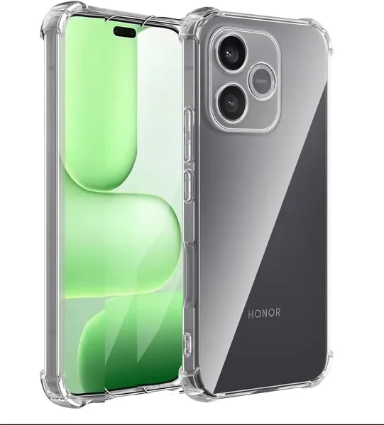 Crystal Clear Bumper Case Honor 600 Lite 5G - Reinforced Corners, 1.3mm Bezels, 6.6 Inch - Best Deal