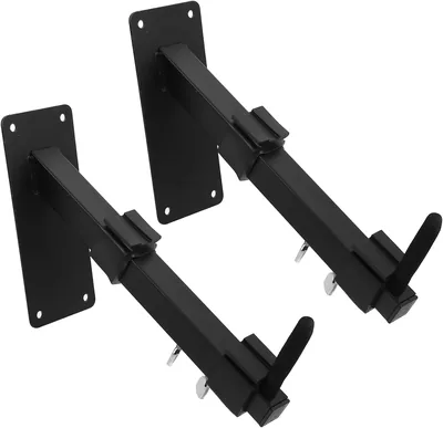 Soporte de Pared JOINPAYA para Teclado Musical Electrónico, Brazos Metálicos Negros - Instalación Fácil y Optimización de Espacio