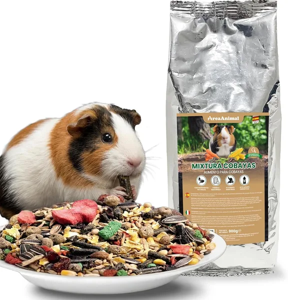 AreaAnimal - Comida para Cerdos Indígenas 900G, Alimento Naturalmente Digestible para Cerdos Indígenas