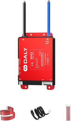 DALY BMS 12V till 24V 60A - Inbyggd Bluetooth Smart Lithium Batteriövervakningssystem för 4S - 8S Li-ion LiFePO4 LTO Battery P