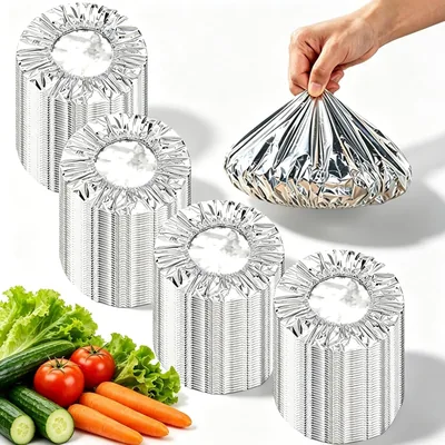 50Pcs Aluminum Foil Insulation Covers - 15% Off