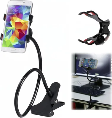 حامل هاتف Gooseneck ToolHouse - حامل قابل للانفصال وتعديل، ذراع مرن 360 درجة لجهازك المحمول
