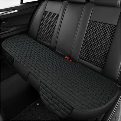 Xiqaler - Funda para Asiento Trasero de Coche, Funda de Lino Transpirable con Bolsillo de Almacenamiento, Protector Universal Best Deal
