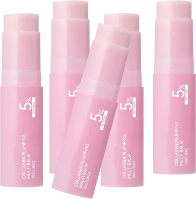 Pink Collagen Volume Multi Balm Stick & Pure Collagen Wand - 53% Off