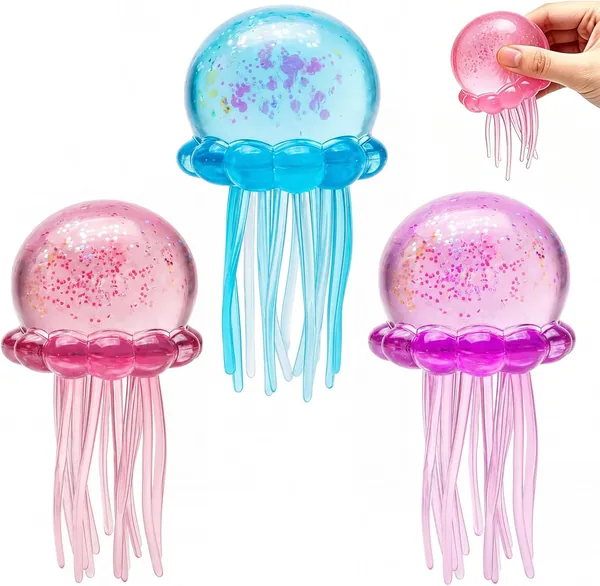 Jellyfish Squishy,Jellyfish Design Squeeze Stress Ball