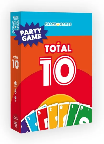 TOTAL 10 Kartenspiel inspiriert von Rummy | Von den Machern von Crack List | 2-8 Spieler | Ab 8 Jahren | Stimmungsspiel für Familie (27% Rabatt)