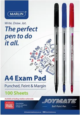 Marlin A4 Exam Pad 100 Sheets 5-Piece Set Best Deal
