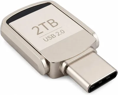 Memoria USB Genérica 2 en 1, 2TB, USB-A y USB-C, Interfaz 2.0 para Laptop, Celular y Tablets Best Deal