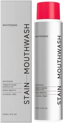 Płyn do mycia ust Stain Whitening Mouthwash - Usuwa płytkę nazębną i zmniejsza plamy na zębach, Best Deal