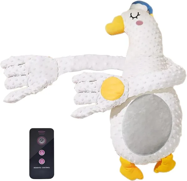 Electric Slapping Palm Plush Toy, Patting Kids Sleeping Toy, Butt Sleep Clapper, With Remote Control Stuffed Animal Shape Vibrating Mattress Pad Suitable For Boys Girls