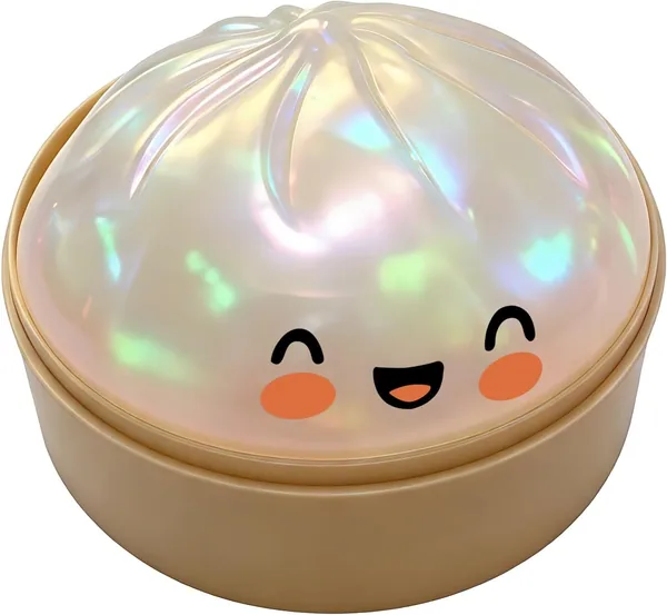 Glitter Dumpling,Large Dumplings Squishy,Mega Rainbow Dumpling Stress Relief Fidget Toy