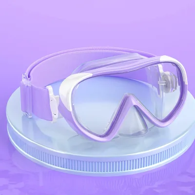 COOLOO Kinder Schwimmbrille Silikon Nasenbrücke Klare Sicht Anti-Beschlag Wasserdicht UV-Schutz für 3-14 Jahre Jungen Mädchen