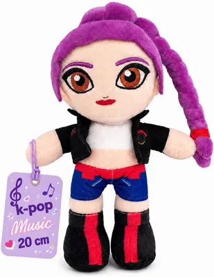 Grupo Moya - Muñeca de Música K-Pop de 20 cm, Tela Suave, Muñeco Decorativo de Poliéster, Regalo para Fans de la Música Coreana Coleccionable
