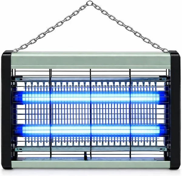 Lampada Antizanzare 6W LED UV - Ammazza Zanzare Elettrico e Antimosche con Vassoio Estraibile