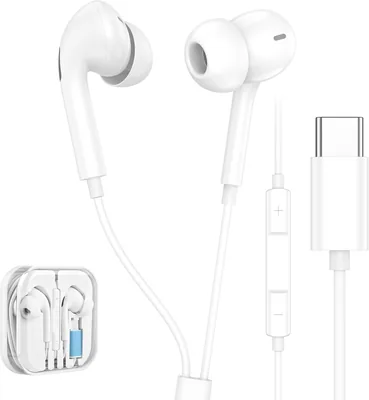 Auriculares USB C para iPhone 17/16/15 Pro Max con micrófono y cancelación de ruido — Mejor Oferta