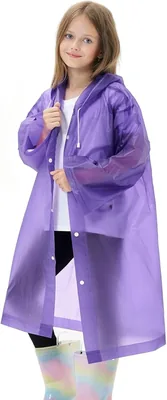 Kids Waterproof Raincoat Poncho with Backpack Cover - Best Deal
