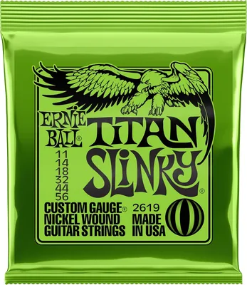Ernie Ball Titan Slinky Nickel Guitar Strings 11-56
