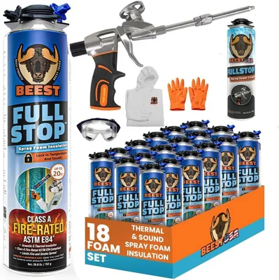 BEEST FullStop Spray Foam Insulation Kit - 360 Board ft/sq.ft. Best Deal