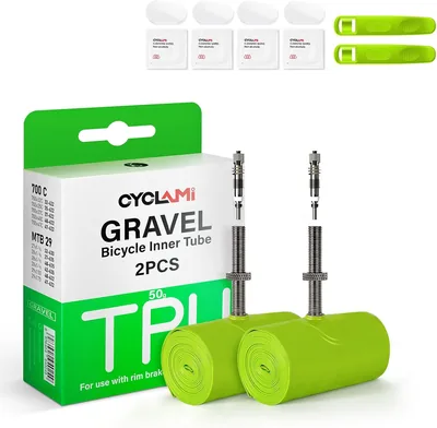 CYCLAMI Bike Tubes 2 Pack 700x18-32C / MTB 29" - Removable Core Presta Valve Best Deal