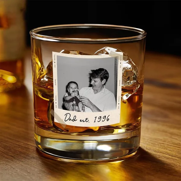 Furryland Personalized Fathers Day Whiskey Glass Best Deal