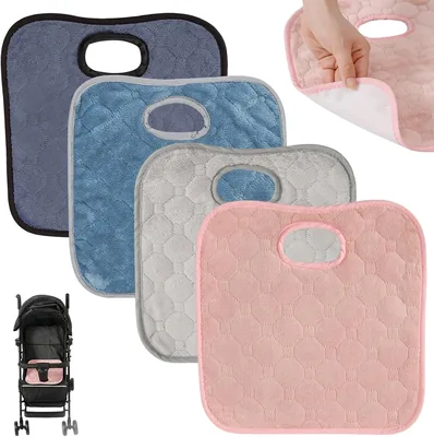 Protezione Seggiolino Auto Dexpally 4 Pezzi, Cuscini Morbidi 32x30 cm per Addestramento Toilettino, Viaggi e Passeggiate