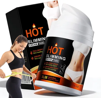 Crema reductora de abdomen para mujeres, anti-celulitis y quema grasa, efecto calor para esculpir la silueta y firmeza de la piel - 50% de descuento