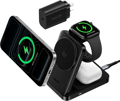 TOUGH ON 3 in 1 Foldable Wireless Charger Best Deal