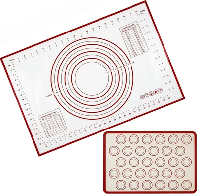 Elevia Silicone Baking Mat - 60x40cm, Non-Stick Pastry Mat with Measuring Grid, Best Deal