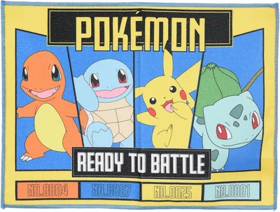 Stendino per Pokémon per Bambini 40 x 30 cm, Adatto per Pranzo e Scuola, Pieghevole