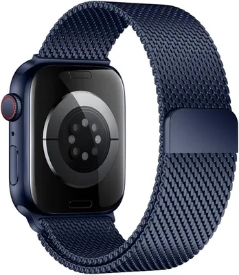 Milanese Magnetic Loop Strap for Apple Watch 49mm-44mm, Stainless Steel Mesh Band