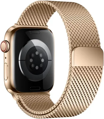 Magnetic Loop Strap for Apple Watch, Stainless Steel Mesh Band