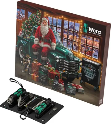 Wera 05136614001 Adventskalender 2026, 24 Teile