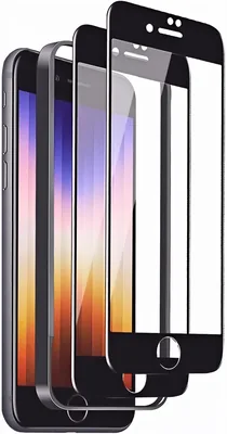 Mankera Glass Film for iPhone SE2/SE3 2-Pack Screen Protector Film with Installation Guide Frame Hig