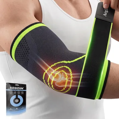 Tennis Elbow Brace with Strap - Adjustable Support