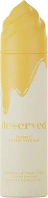 DESERVED Honig griechischen Joghurt Duschschaum - Cremige Duschgel für Frauen - Duschschaum mit Trend-Dessertduft und cremiger Textur (75% Rabatt)
